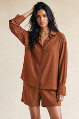 Concealed Button Blouse