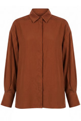 Concealed Button Blouse