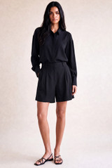 Pleat Front Tailored Shorts