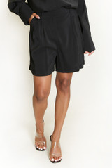 Pleat Front Tailored Shorts