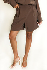Pleat Front Tailored Shorts