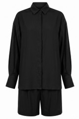 Blouse And Tailored Shorts Set