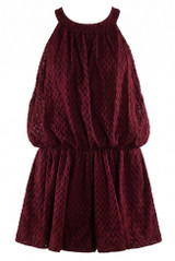 Chevron Halter Playsuit