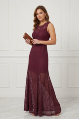 Lace Lined Maxi Dress