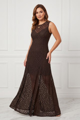 Lace Lined Maxi Dress