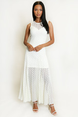 Lace Lined Maxi Dress