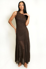 Lace Lined Maxi Dress