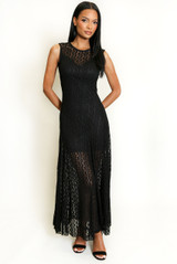 Lace Lined Maxi Dress