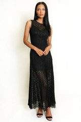 Lace Lined Maxi Dress