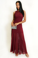 Lace Lined Maxi Dress