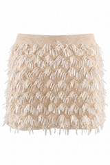 Sequin Tassel Low Rise Mini Skirt