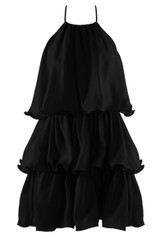 Tiered Halter Mini Dress