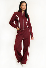 Full Zip Side Panelled Tracksuit 