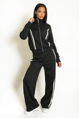 Full Zip Side Panelled Tracksuit 