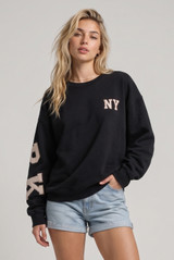 NY Embossed Sweatshirt