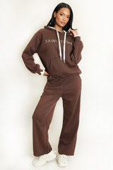 Beaded Slogan Saint Tropez Loungewear Set