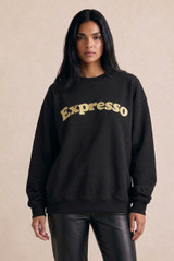 Expresso Embroidered Sweatshirt