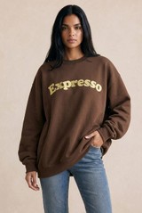 Expresso Embroidered Sweatshirt