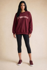 Expresso Embroidered Sweatshirt