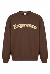 Expresso Embroidered Sweatshirt