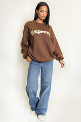 Expresso Embroidered Sweatshirt