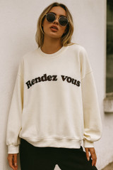 Rendez Vous Embroidered Sweatshirt