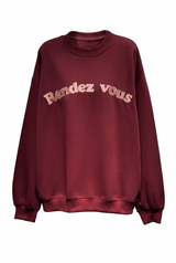 Rendez Vous Embroidered Sweatshirt