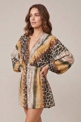 Snake Print Playsuit
