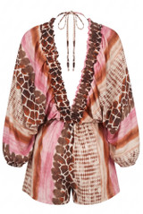 Snake Print Playsuit