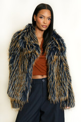 Faux Fur Shaggy Luxe Coat