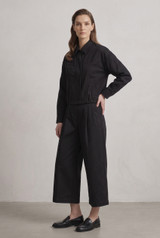 Dropped Shoulder Cropped Jacket