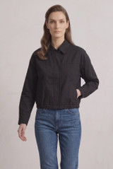 Dropped Shoulder Cropped Jacket
