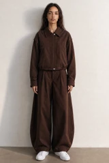 Dropped Shoulder Cropped Jacket