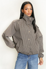 Check Harrington Jacket