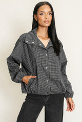 Check Harrington Jacket