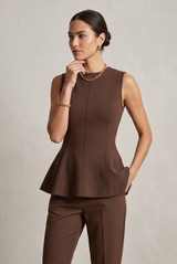 Fine Knit Peplum Top