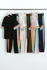 Rainbow Stripes Loungewear Set