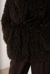 Luxe Reversible Shaggy Fur Jacket 