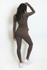 Sculpted Active Jacket And Legging Set