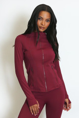 Sculpted Active Jacket And Legging Set