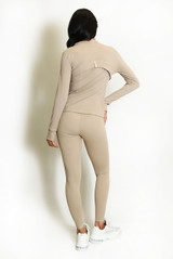 Sculpted Active Jacket And Legging Set