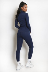 Sculpted Active Jacket And Legging Set
