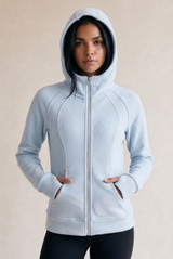 Soft Full Zip Hooded Active Jacket