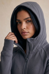 Soft Full Zip Hooded Active Jacket