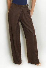 Straight Fit Wrap Jeans