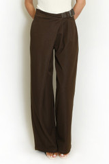 Straight Fit Wrap Jeans