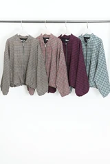 Check Plaid Bomber Jacket