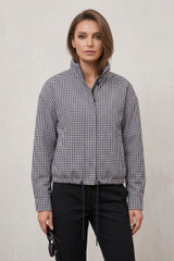 Gingham Check Jacket