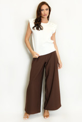High Waist Wide leg Trousers
