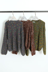 Chunky Flecked Knit Jumper